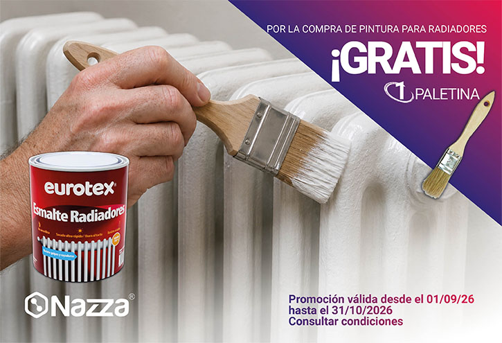 Por comprar Esmalte Radiadores, paletina GRATIS